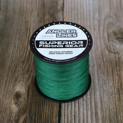 Green 8X Superior Braided Fishing Line - 328-1094 Yard Spools